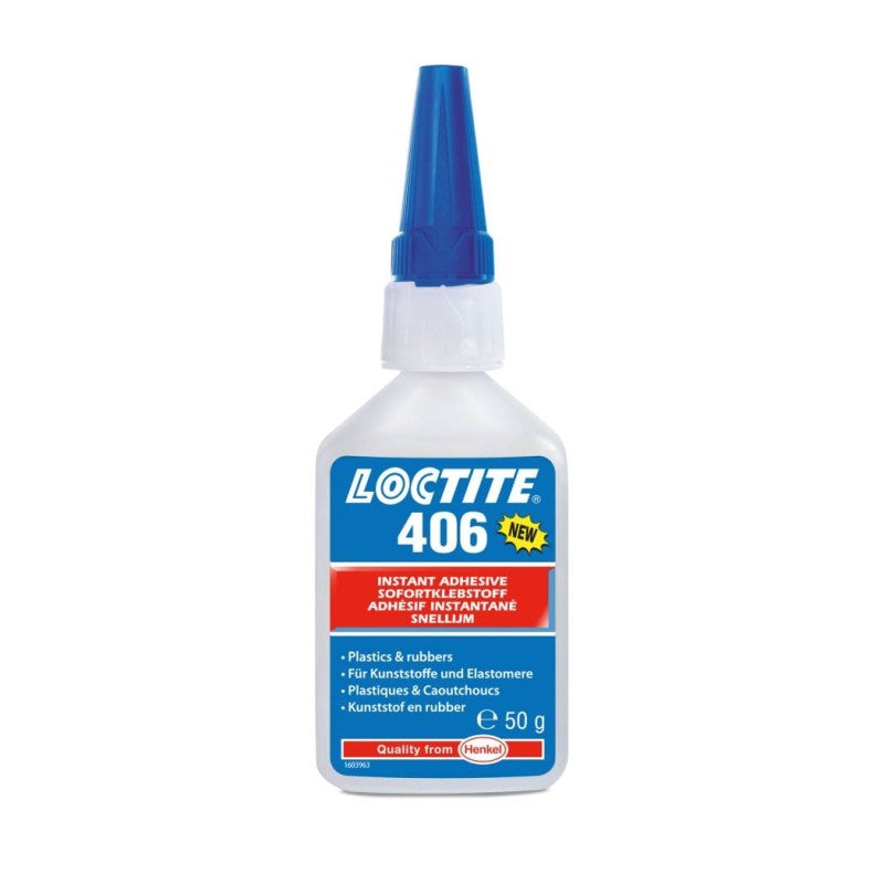 Adeziv rapid plastice si cauciuc Loctite 406, 50 g