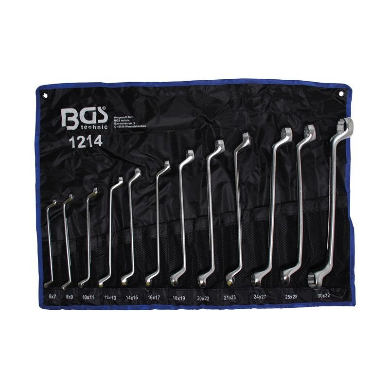 Set 12 Chei inelare cotite la ambele capete, BGS 1214