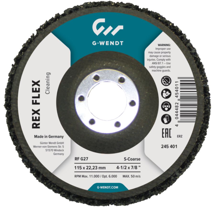 Disc curatare rex 125 mm coarse, G-Wendt