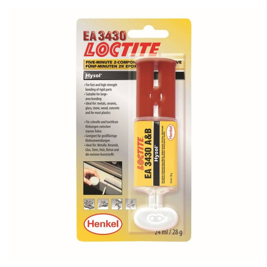 Adeziv epoxidic bicomponent Loctite 3430 A+B, 24 ml