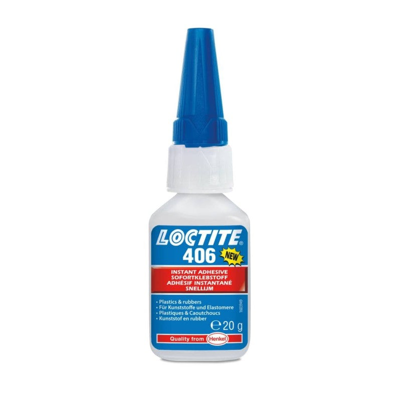 Adeziv rapid plastice si cauciuc Loctite 406, 20 g