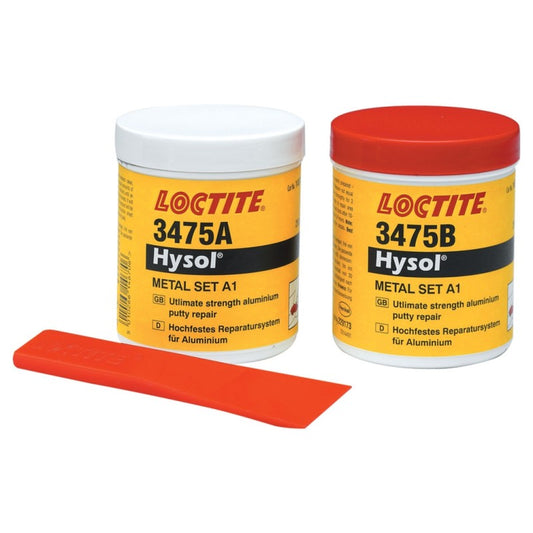 Loctite 3475 - Adeziv epoxidic bicomponent cu conținut de aluminiu, 2 x 250 g