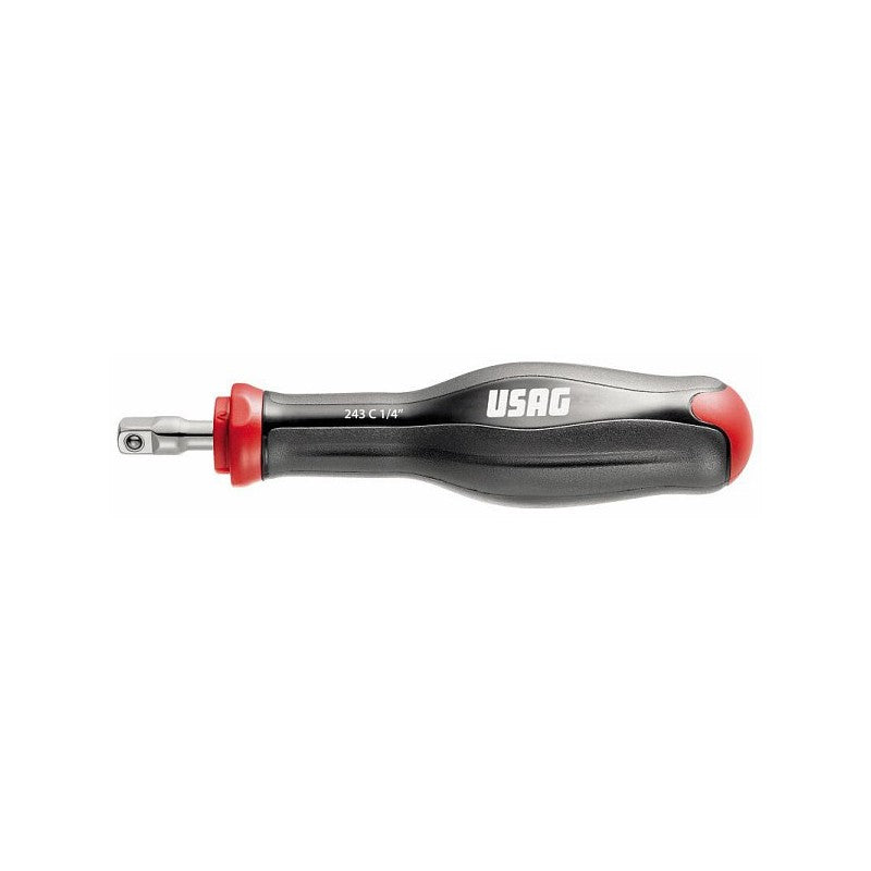 Maner de surubelnita cu patrat de 1/4 (6.3mm), 130 mm, Usag