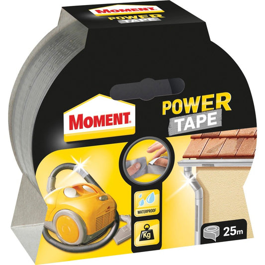 Moment power tape-argintiu 50mmx25m