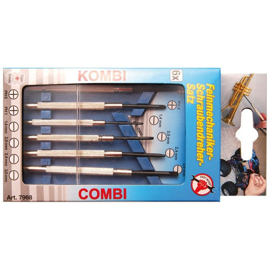 Set şurubelniţe mecanică fină | 6 piese, BGS 7968