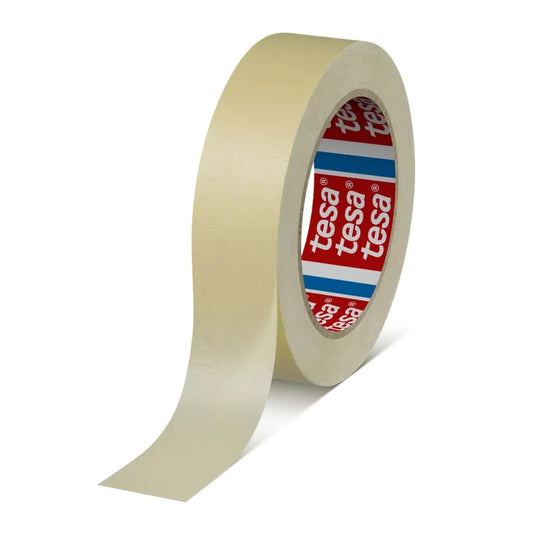 TESA BANDA MASCARE HARTIE 50M 50MM galben pastel