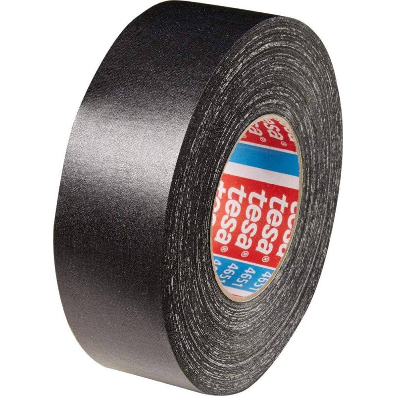 Tesa Banda textila acrilica premium, 50 m x 19 mm